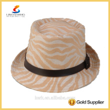 DSC 0005 LINGSHANG Fashion Paper chapeau de paille panama